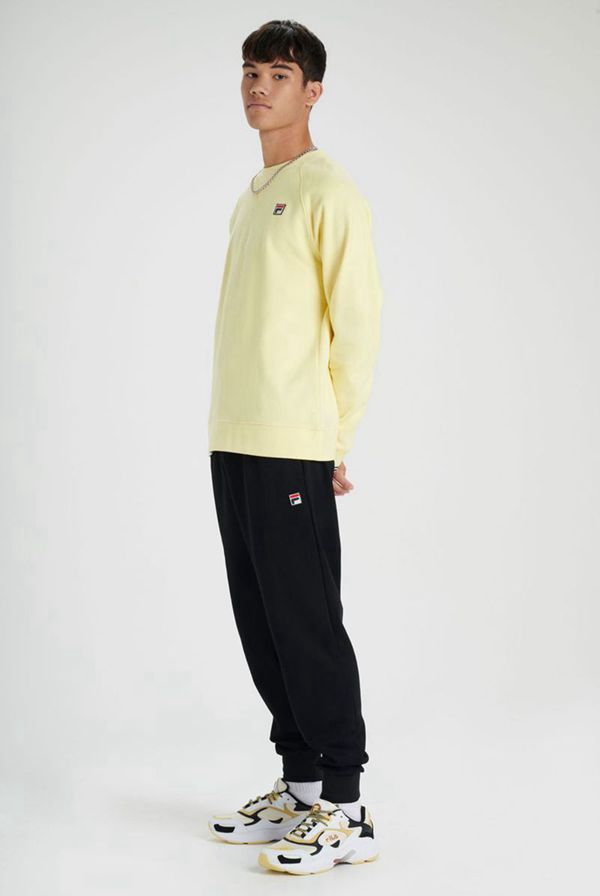 Fila Pozzi Tipped Crew Men's Jackets - Lemon,NZ 283-30562